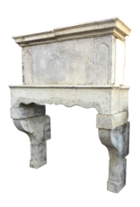 French Country Antique Fireplace Surround