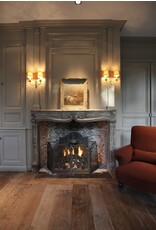 Maison Leon Van den Bogaert Antiker belgischer grauer Terrakotta-Feuerziegel
