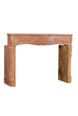 Maison Leon Van den Bogaert Französischer Vintage-Kaminmantel mit geraden Seitenwangen