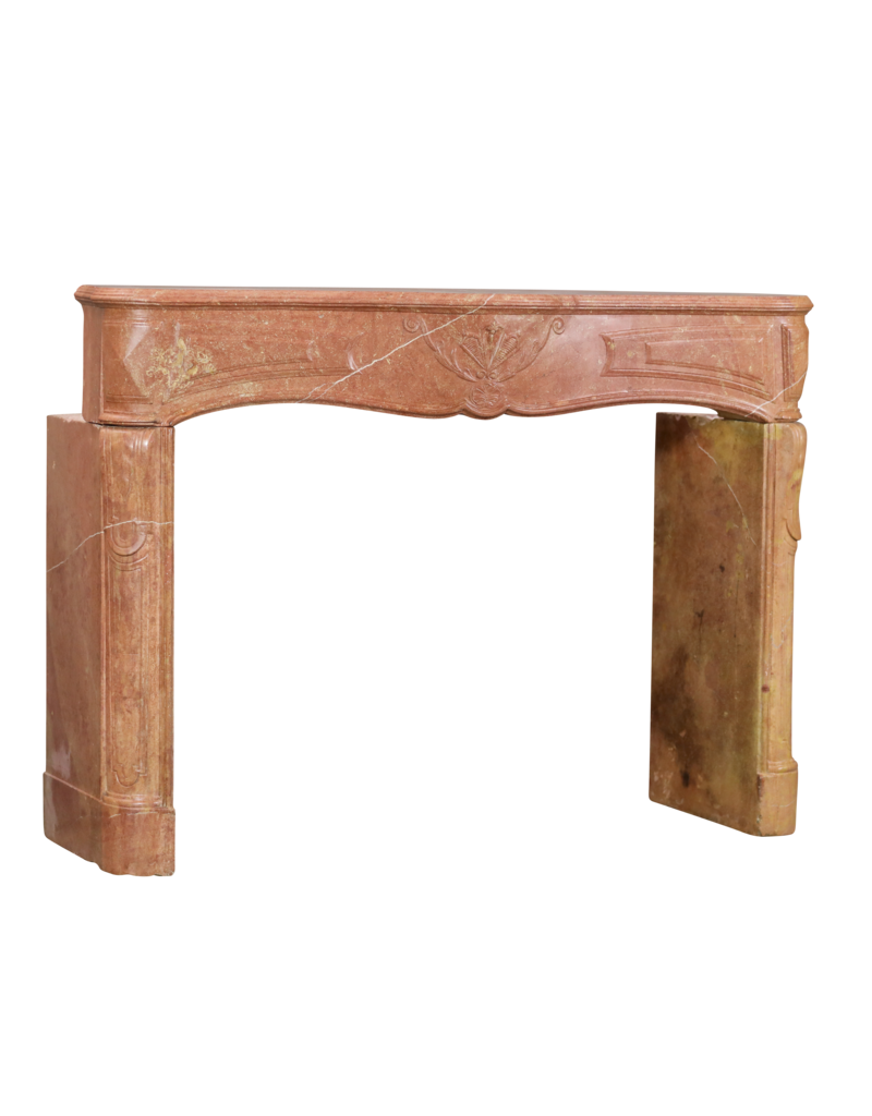 Maison Leon Van den Bogaert Französischer Vintage-Kaminmantel mit geraden Seitenwangen