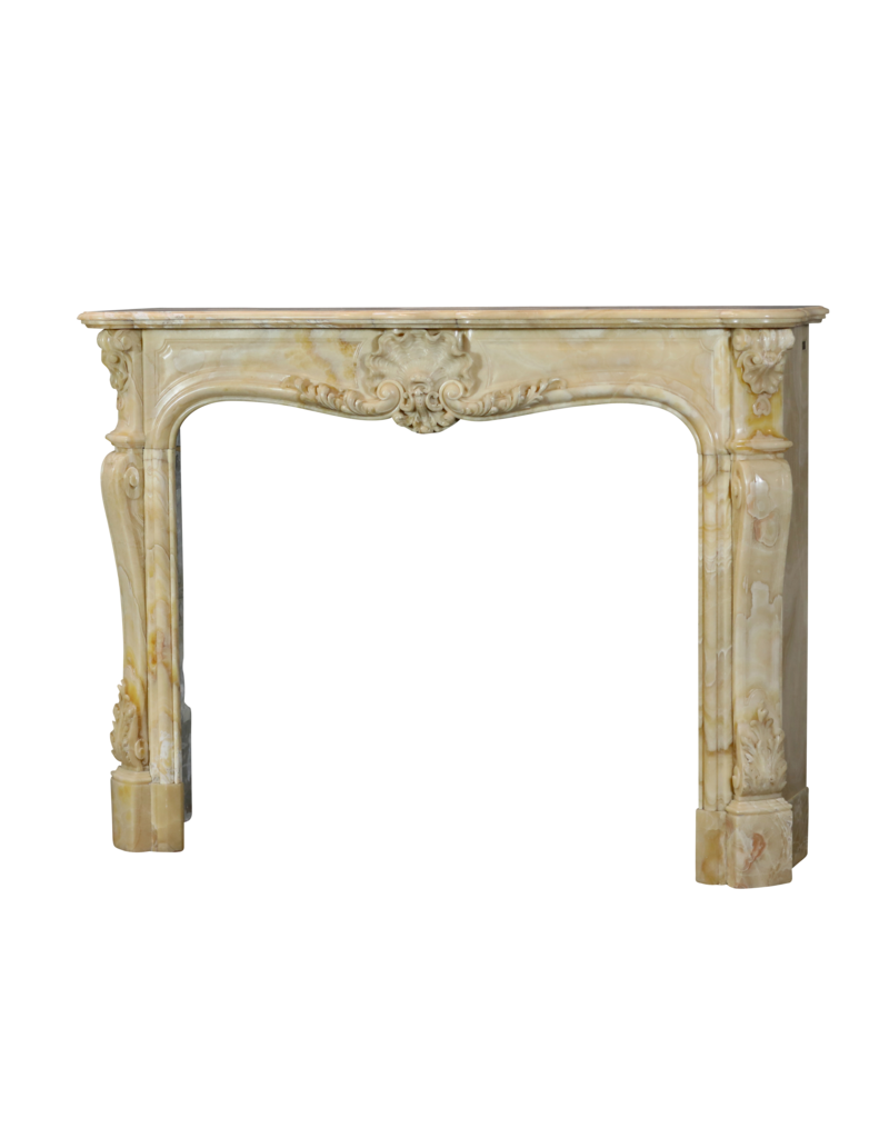 Grand Prize of the Year 1889 Jules Cantini Algerian Onyx Fireplace Mantelpiece