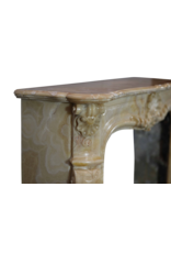 Grand Prize of the Year 1889 Jules Cantini Algerian Onyx Fireplace Mantelpiece