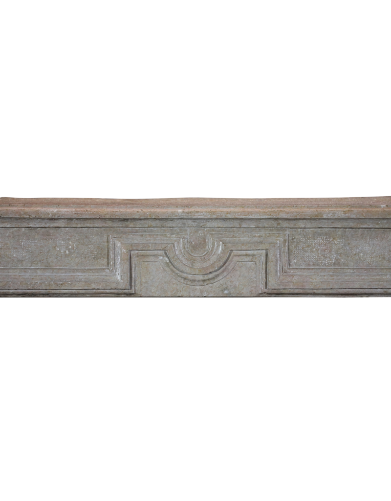 Maison Leon Van den Bogaert Timeless Vintage Fireplace Mantelpiece With French Lily