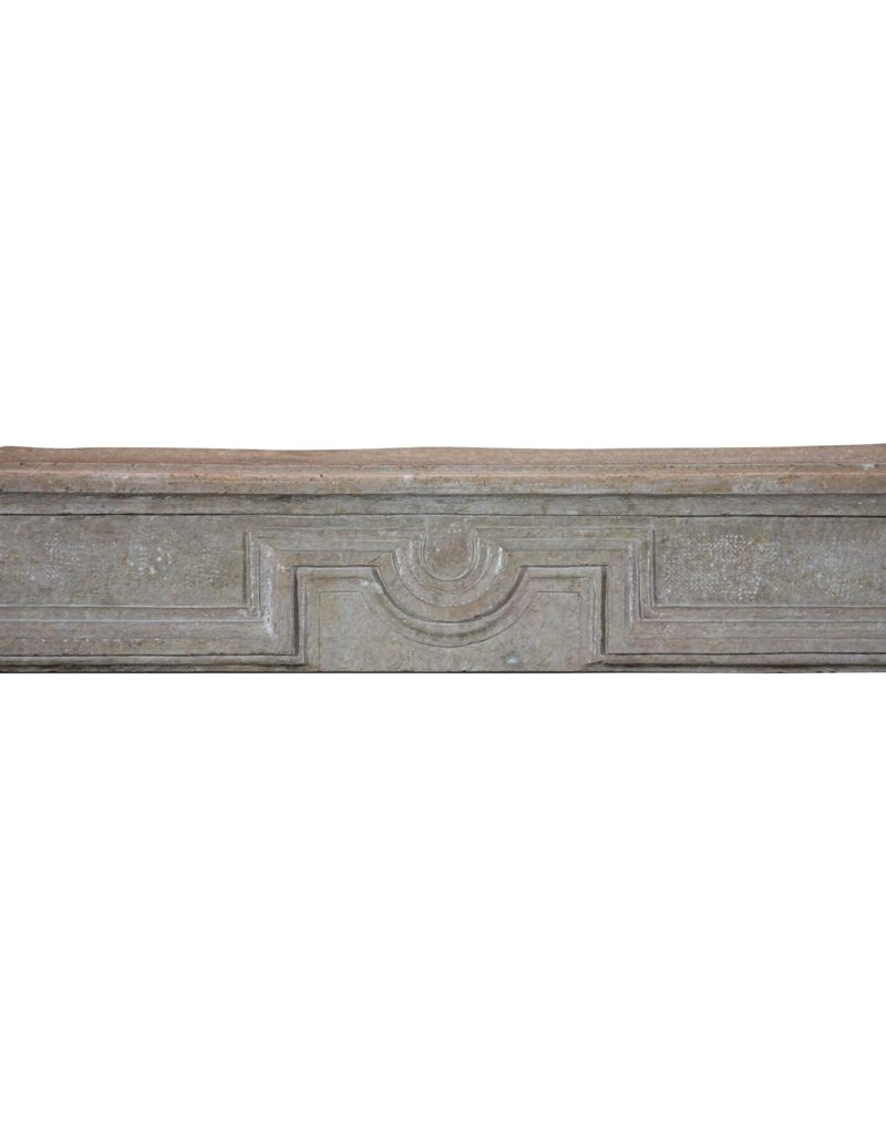 Timeless Vintage Fireplace Mantelpiece With French Lily