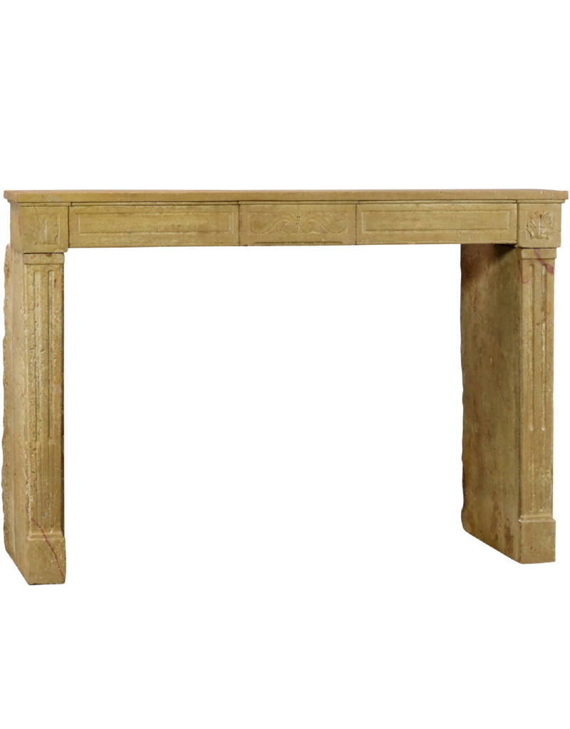 Maison Leon Van den Bogaert Klassischer französischer Louis XVI-Steinkamin