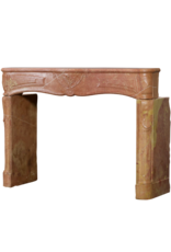 Maison Leon Van den Bogaert Französischer Vintage-Kaminmantel mit geraden Seitenwangen