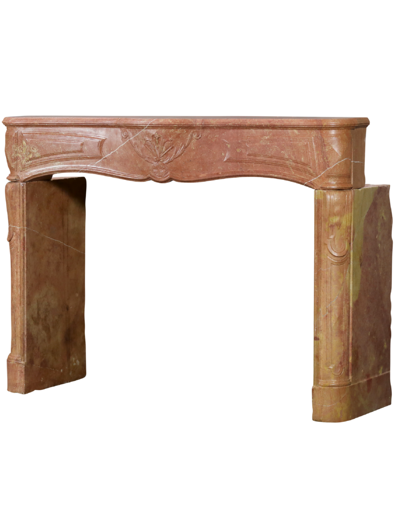 Maison Leon Van den Bogaert Französischer Vintage-Kaminmantel mit geraden Seitenwangen