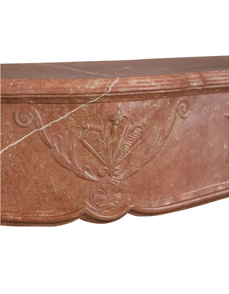 Maison Leon Van den Bogaert Französischer Vintage-Kaminmantel mit geraden Seitenwangen