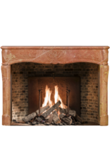 Maison Leon Van den Bogaert Französischer Vintage-Kaminmantel mit geraden Seitenwangen