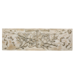 Maison Leon Van den Bogaert Panel De Madera Con Atributos Marítimos