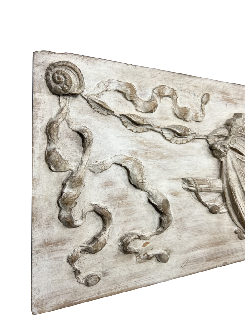 Maison Leon Van den Bogaert Panel De Madera Con Atributos Marítimos