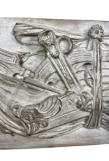 Wooden Panel With Maritime Attributes