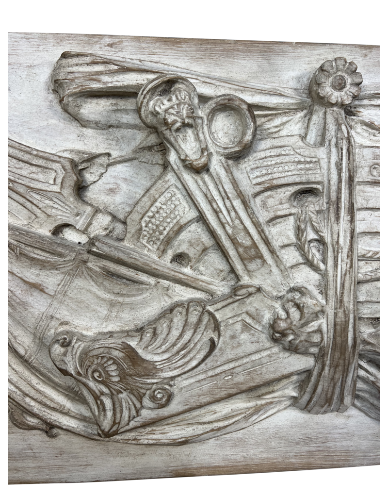 Wooden Panel With Maritime Attributes