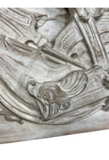 Maison Leon Van den Bogaert Holztafel mit maritimen Attributen