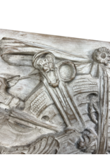 Maison Leon Van den Bogaert Wooden Panel With Maritime Attributes