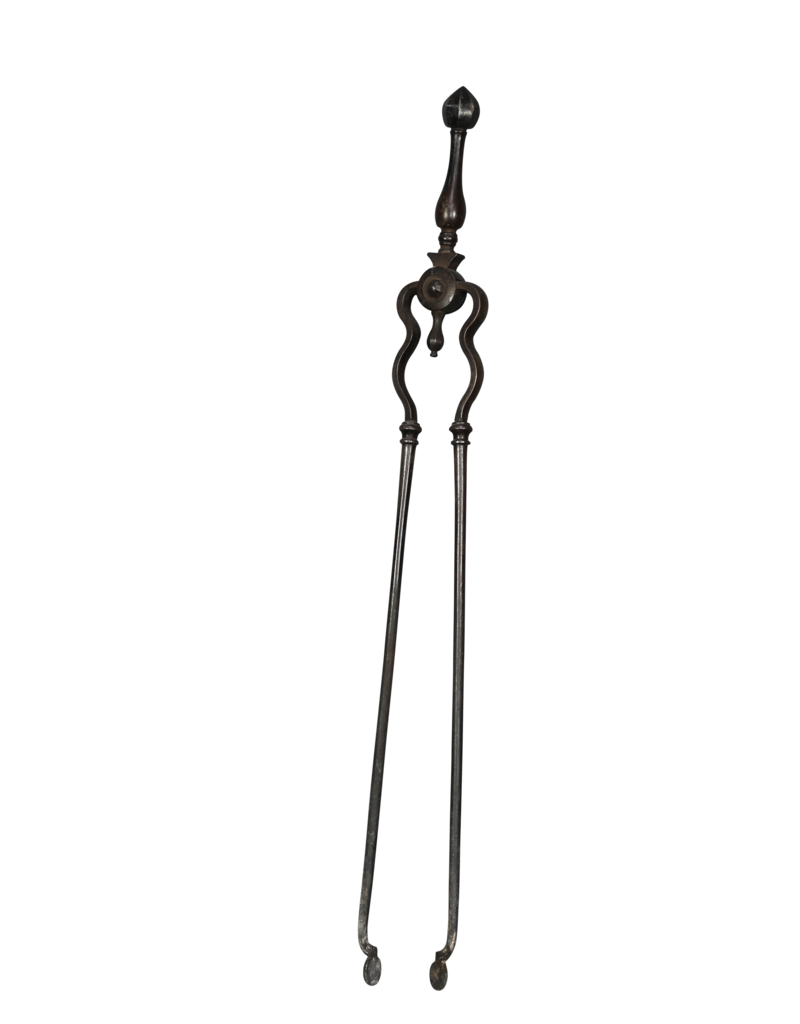 Maison Leon Van den Bogaert Pinces À Feu Antiques En Fer Magnifiquement Forgées