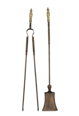 Maison Leon Van den Bogaert Juego De Herramientas Para Chimenea Francesa Del Siglo XVIII