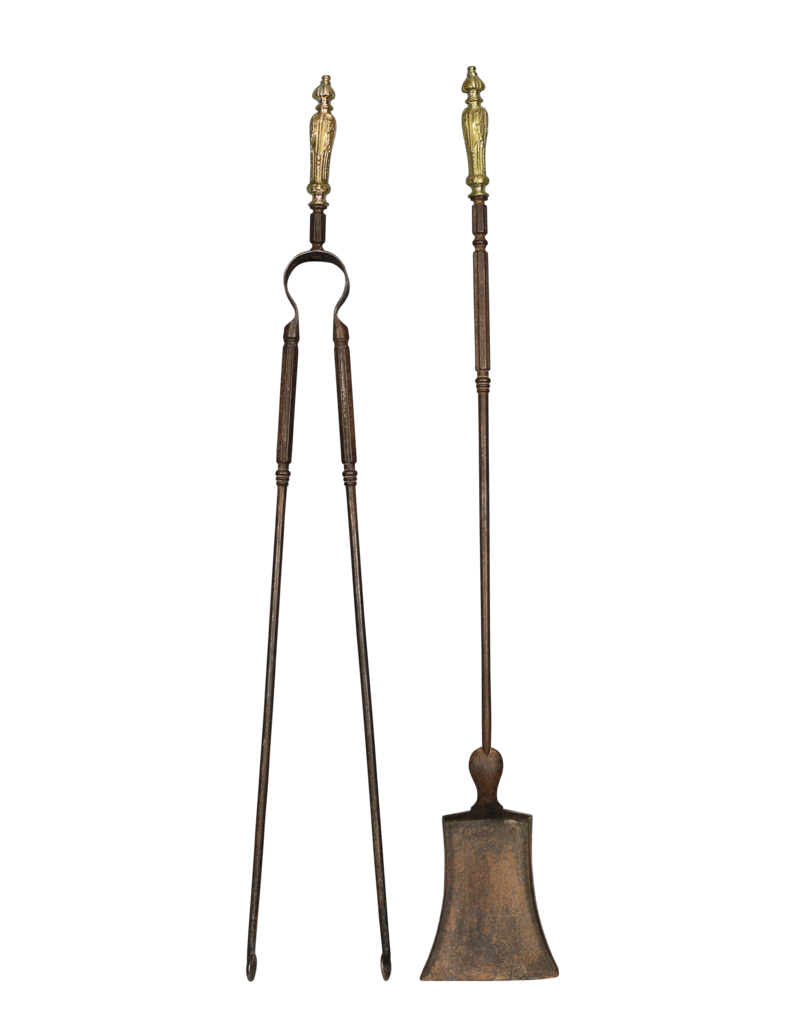 Maison Leon Van den Bogaert French Fireplace Tools Set Of The 18Th Century