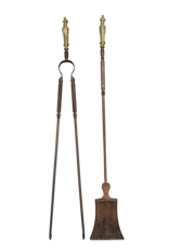 Maison Leon Van den Bogaert Juego De Herramientas Para Chimenea Francesa Del Siglo XVIII