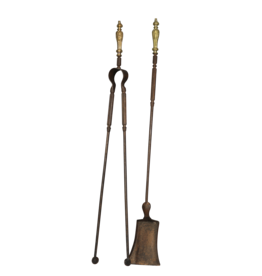 Fireplace Tool Set Of The 18Th Century