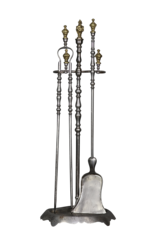 Maison Leon Van den Bogaert Exclusivo Juego De Herramientas Para Chimenea Victoriana Con Soporte Original