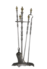 Maison Leon Van den Bogaert Exclusivo Juego De Herramientas Para Chimenea Victoriana Con Soporte Original