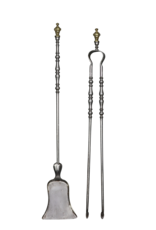 Maison Leon Van den Bogaert Ensemble D’outils De Cheminée Victorienne Unique Avec Support Original