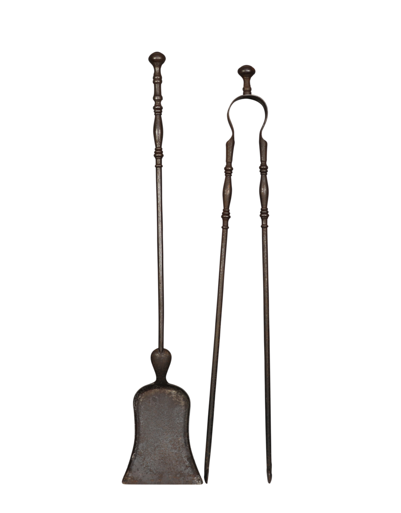 Maison Leon Van den Bogaert Fireside Tools Ensemble From France