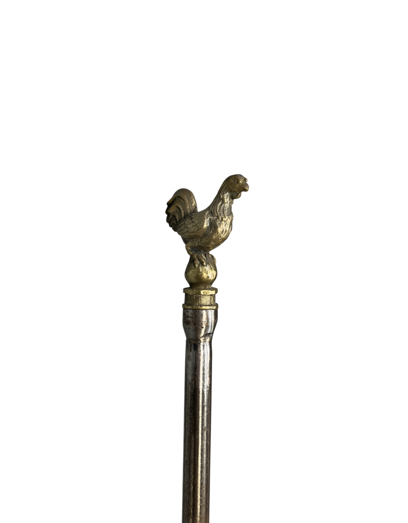 Maison Leon Van den Bogaert Poêle De Cheminée D'époque Directoire Au Coq Français