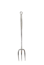 17Th Century Steel Fireplace Grill Fork From France