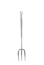 Maison Leon Van den Bogaert Tenedor Para Parrilla De Chimenea De Acero, Siglo XVII, Procedente De Francia