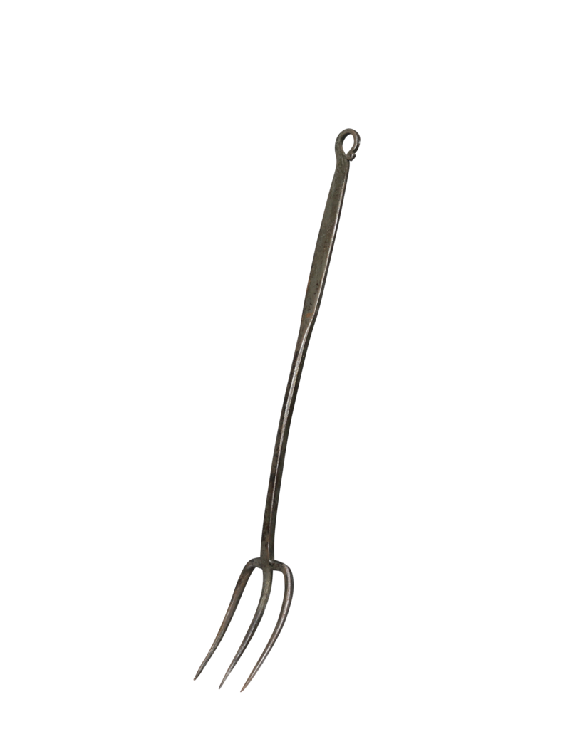 Stahl-Grillgabel aus dem 17. Jahrhundert aus Frankreich