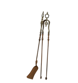 Maison Leon Van den Bogaert Kaminbesteck-Ensemble aus der französischen Regentschaftszeit
