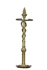 Maison Leon Van den Bogaert Opulent Snakes Fireplace Tools Stand Or Holder