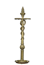 Maison Leon Van den Bogaert Opulent Snakes Fireplace Tools Stand Or Holder