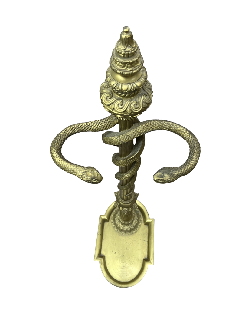 Maison Leon Van den Bogaert Opulent Snakes Fireplace Tools Stand Or Holder