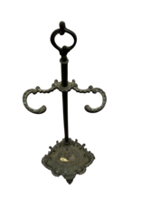 Maison Leon Van den Bogaert Elegante Soporte Para Herramientas Para Chimenea Victoriana En Latón