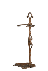 Maison Leon Van den Bogaert Support À Outils De Cheminée Vintage En Fonte Avec Griffes Et Patine D'origine