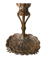 Maison Leon Van den Bogaert Soporte Para Herramientas Para Chimenea Vintage De Hierro Fundido Con Garras Y Pátina Original