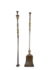 Maison Leon Van den Bogaert French Fireplace Tool Ensemble Complete With Stand
