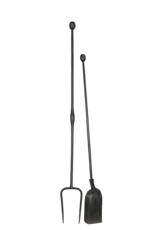 Maison Leon Van den Bogaert 17E-Eeuws Rustiek Haardgereedschapsensemble