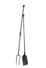 Maison Leon Van den Bogaert 17Th Century Rustic Fireplace Tool Ensemble