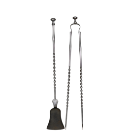 Maison Leon Van den Bogaert Conjunto De Herramientas Para Chimenea De Hierro Forjado Exclusivo