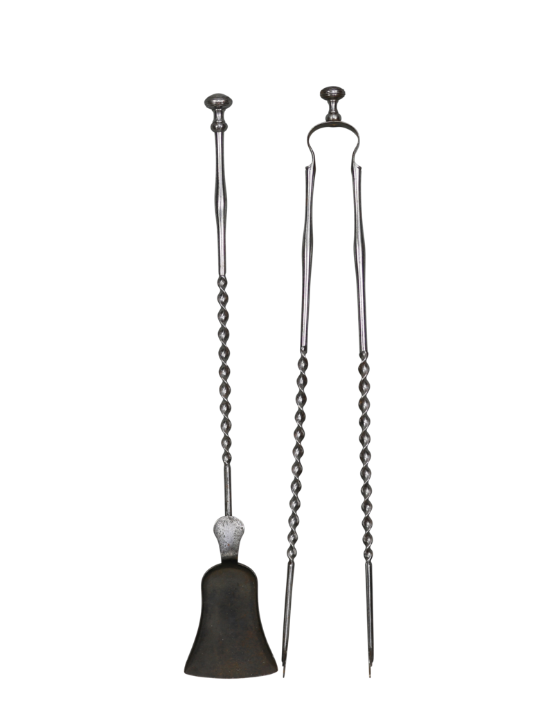 Maison Leon Van den Bogaert Conjunto De Herramientas Para Chimenea De Hierro Forjado Exclusivo
