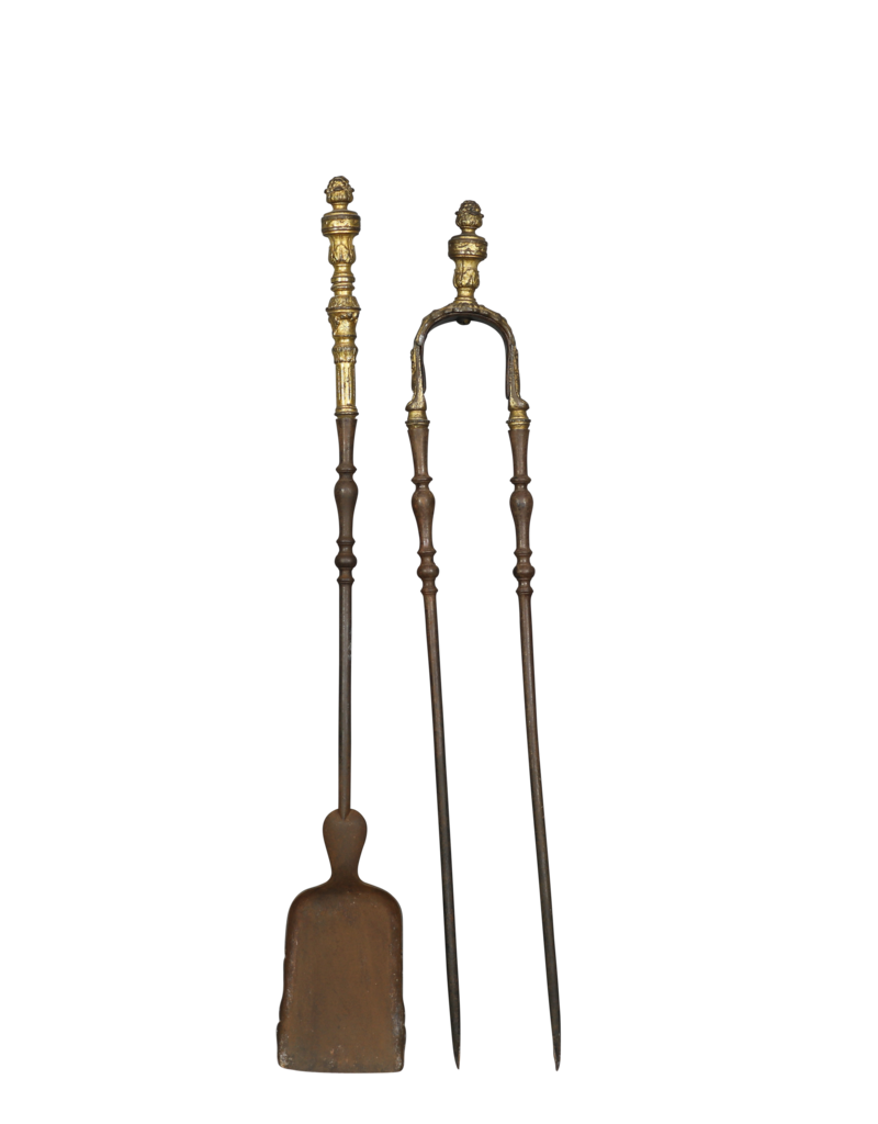 Maison Leon Van den Bogaert Kaminbesteck-Set aus dem 18. Jahrhundert für luxuriöses Wohnen