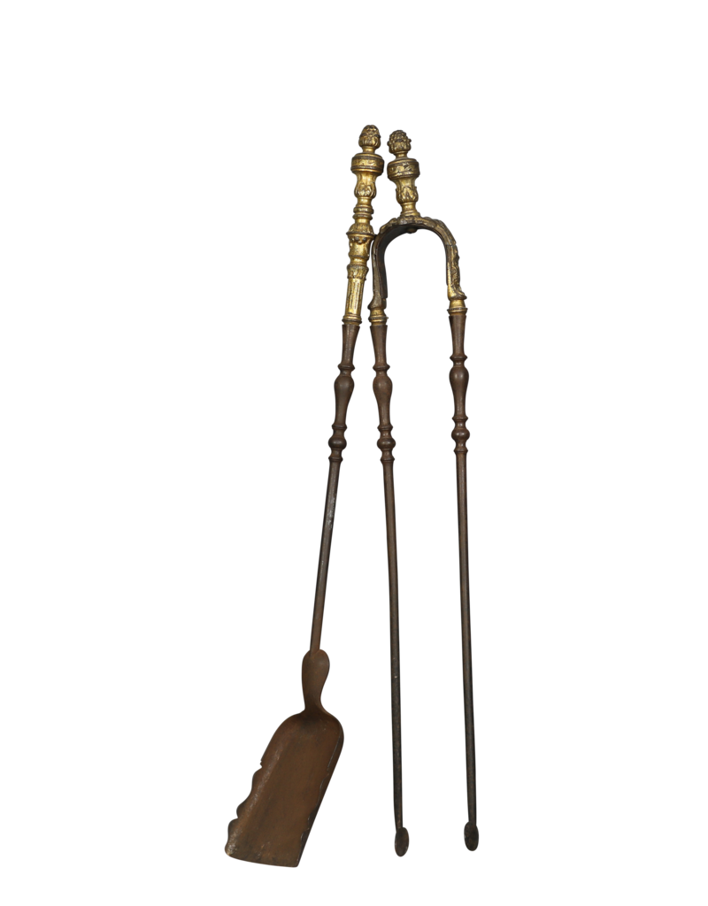 Maison Leon Van den Bogaert 18Th Century Fireplace Tool Set For Luxury Living