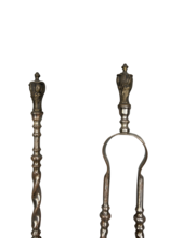 Maison Leon Van den Bogaert Excepcional Conjunto De Herramientas Para Chimeneas De La Regencia Del Siglo XVIII