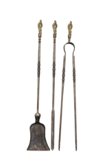 Maison Leon Van den Bogaert Conjunto De Herramientas Para Chimenea Victoriana En Perfecto Estado.