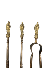 Maison Leon Van den Bogaert Ensemble D'outils De Cheminée Victorienne En Très Bon État