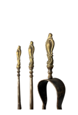 Maison Leon Van den Bogaert Ensemble D'outils De Cheminée Victorienne En Très Bon État